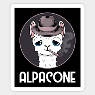 Alpaca Al Capone Magnet